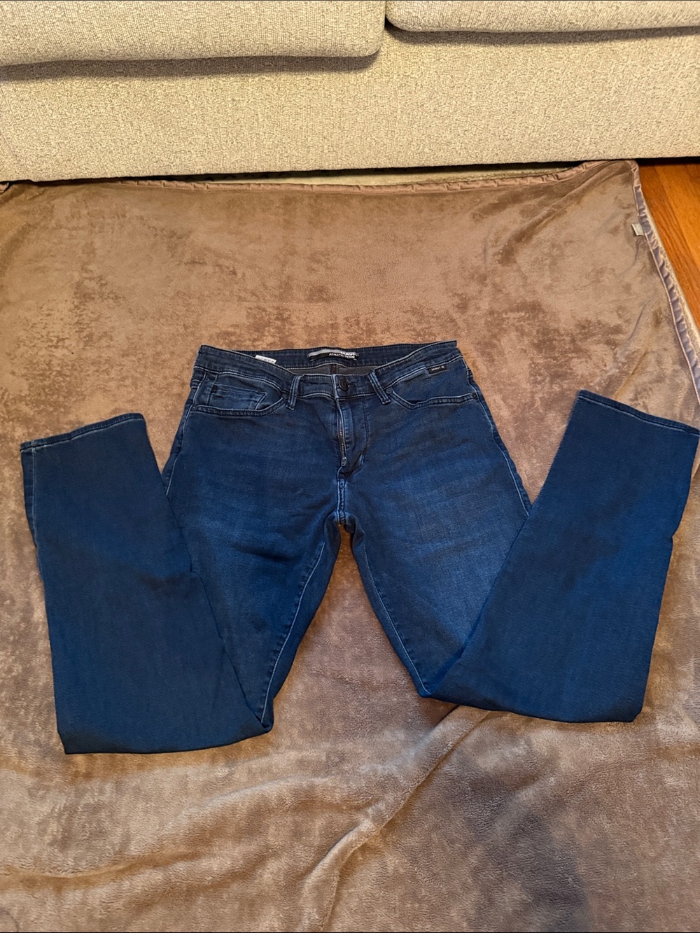 Mavi Black Athletic Denim Jeans 32 x 32